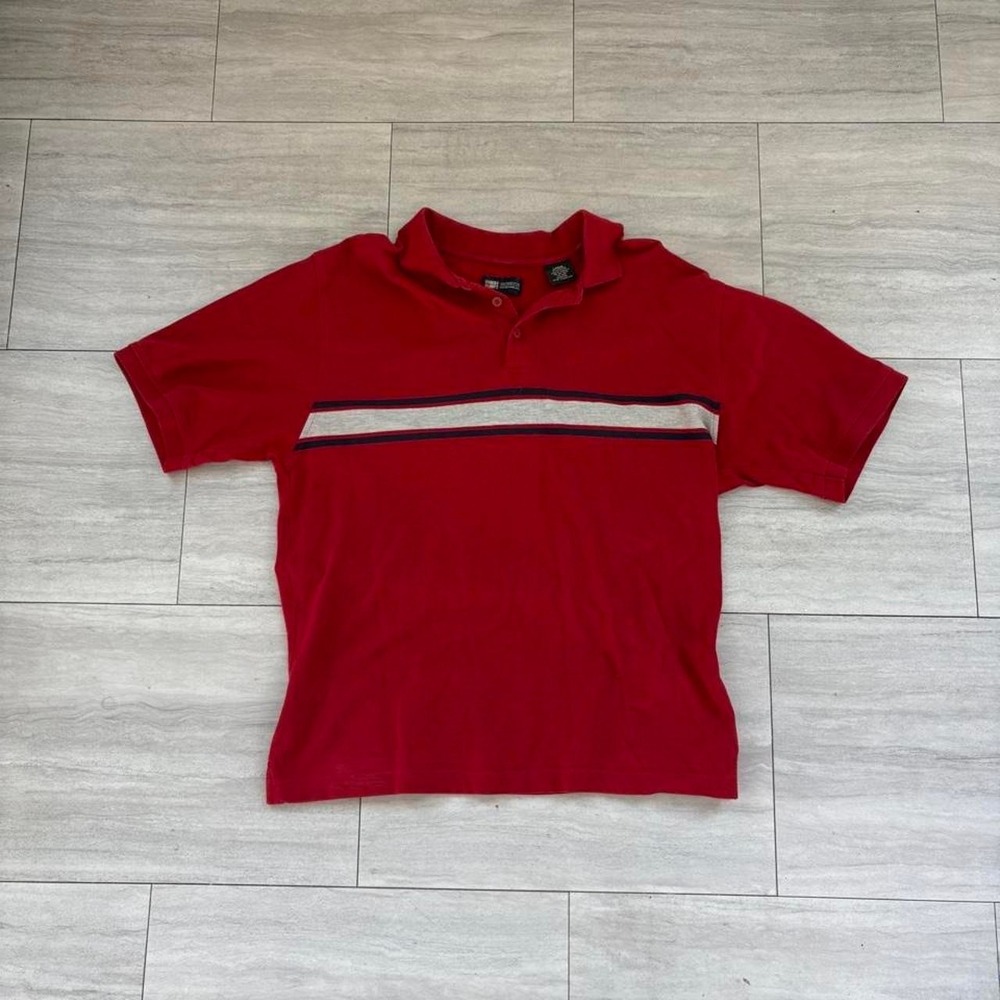 Red Faded Glory vintage polo shirt